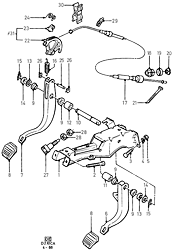 Brake And Clutch Controls (MANUAL)