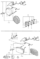 Additional Headlamps - Accessory (03.82-)