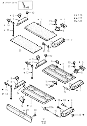 Rear Package Tray And Tailgate Trim