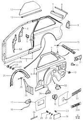 Quarter Panels Less Related Parts