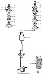 Front Springs/Front Shock Absorbers