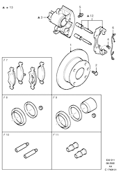 Front Brake Discs And Calipers