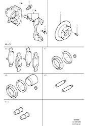 Front Brake Discs And Calipers