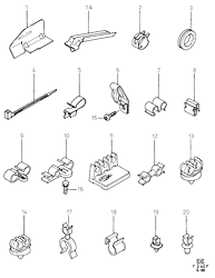 Fuel Line Mountings