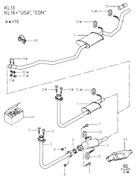 Exhaust System Less Catalyst