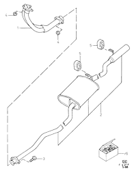 Exhaust System Less Catalyst