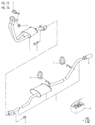 Exhaust System Less Catalyst