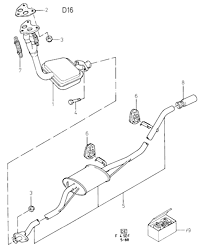 Exhaust System Less Catalyst