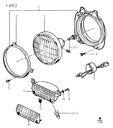 Headlamps And Front Flasher Lamps