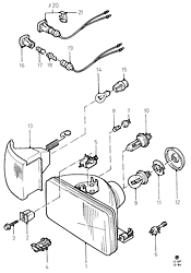 Headlamps And Front Flasher Lamps 