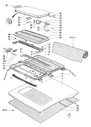 Sliding roof