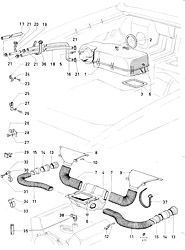 Heater and ventilator unit