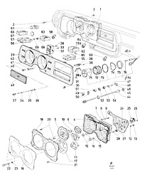 Instrument cluster, switches (CONSUL, L)