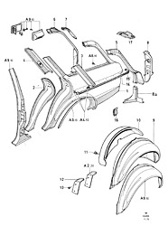 Body side panels (ESTATE/KOMBI)