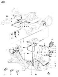 Brake pipes (LHD)