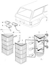 Rear lamps (ESTATE/KOMBI)