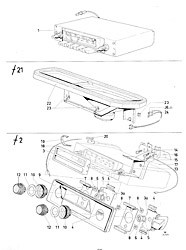 Radio receivers, front speaker