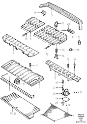 Floor Pan - Intermediate (KOMBI/WAGON)