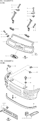 Radiator Grille And Front Bumper (COSWORTH)