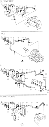 Heater Hoses - Air Conditioning Sys (TV23, 06/84- 12/88; LL23, CDN/USA)