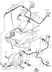 Windscreen And Headlamp Washer (except CDN/USA)