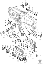 Instrument Panel Installed Parts  