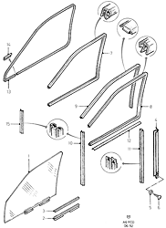 Front Door Glass And Frame Mouldings  