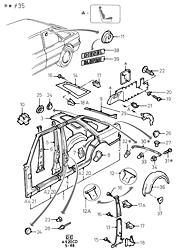 Quarter Panels And Related Parts (LIFTBACK 5D)