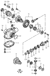 Components - Front Axle Diff Carrier