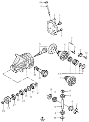 Components - Rear Axle Diff Carrier