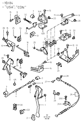 Accelerator/Injection Pump Controls (-10/84)