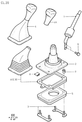 Gear Change - Manual Transmission (CH20, 01/86-12/86)