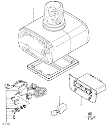 Rotating Beacon With Tone Device  