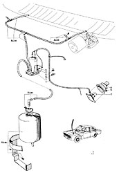 Electrically operated windshield washer