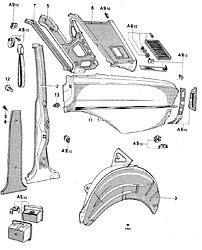 Quarter panels - SEDAN 4DR