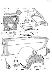 Quarter panels - HARDTOP 2DR