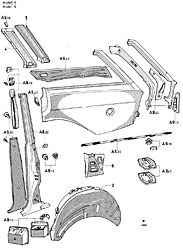 Quarter panels - KOMBI 5DR