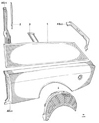 Quarter panels - KASTENWAGEN 3DR