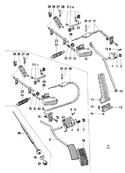 Accelerator control - RHD