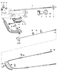 Parking brake - LHD