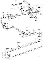 Parking brake - RHD