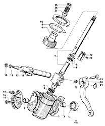 Steering gear components