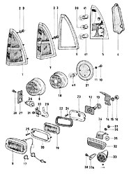 Rear lamps