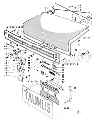 Luggage compartment door