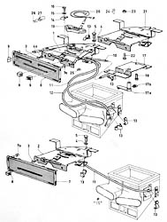 Heater and ventilation unit