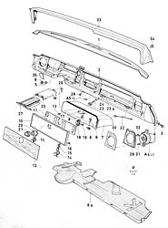 Instrument panel (08.73-)