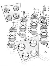 Auxiliary instruments (GT, GXL; 07.70-08.73)