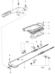 Lever type parking brake