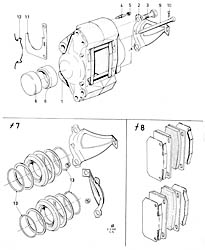 Disc brake calipers 