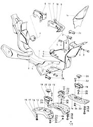 Engine and transmission suspension